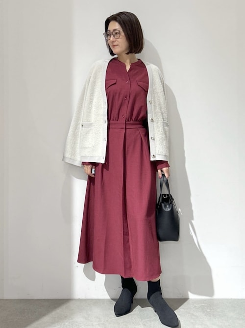 オープロジェクト　o project カーディガン フェザーヤーンカーディガン【洗濯機OK/抗ピル】（カーディガン/ボレロ