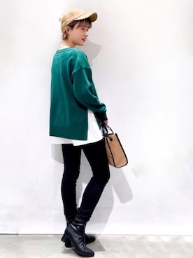 OPAQUE.CLIPスタッフさん(レディース・158cm)の春コーディネート