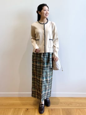 OPAQUE.CLIPスタッフさん（レディース・158cm）の秋コーディネート