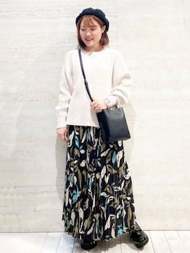 OPAQUE.CLIPスタッフさん(レディース・153cm)の秋コーディネート