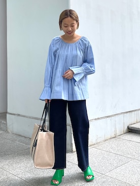 OPAQUE.CLIPスタッフさん(レディース・158cm)の春コーディネート