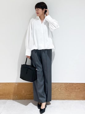 OPAQUE.CLIPスタッフさん(レディース・167cm)の秋コーディネート