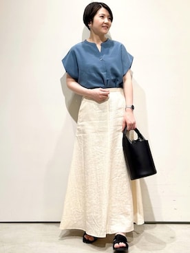 OPAQUE.CLIPスタッフさん（レディース・150cm）の春コーディネート