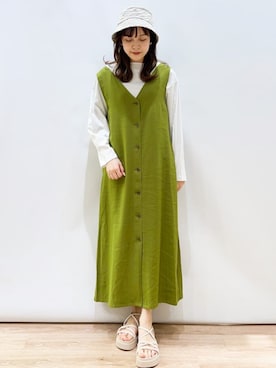 OPAQUE.CLIPスタッフさん(レディース・158cm)の春コーディネート