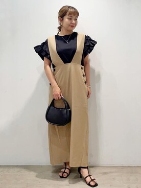OPAQUE.CLIPスタッフさん(レディース・150cm)の夏コーディネート