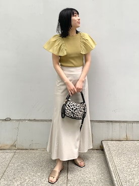 OPAQUE.CLIPスタッフさん(レディース・158cm)の春コーディネート