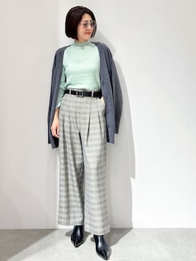 OPAQUE.CLIPスタッフさん（レディース・161cm）の秋コーディネート