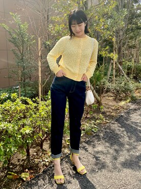 OPAQUE.CLIPスタッフさん(レディース・158cm)の春コーディネート