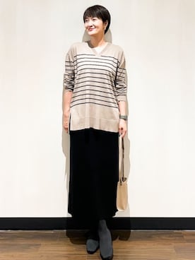 OPAQUE.CLIPスタッフさん（レディース・167cm）の秋コーディネート