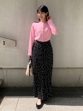 OPAQUE.CLIPスタッフさん（レディース・158cm）の春コーディネート