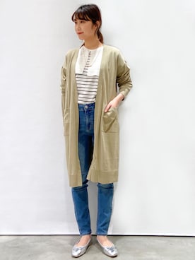 OPAQUE.CLIPスタッフさん（レディース・158cm）の春コーディネート