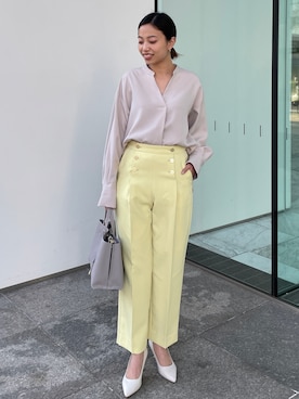 OPAQUE.CLIPスタッフさん（レディース・159cm）の冬コーディネート