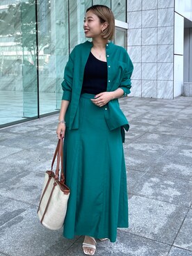 OPAQUE.CLIPスタッフさん（レディース・158cm）の春コーディネート