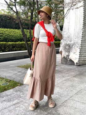 OPAQUE.CLIPスタッフさん(レディース・158cm)の春コーディネート