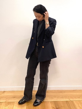 OPAQUE.CLIPスタッフさん(レディース・158cm)の秋コーディネート