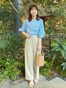 OPAQUE.CLIPスタッフさん(レディース・160cm)の春コーディネート