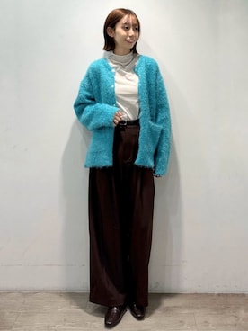 「オペークドットクリップ」｜OPAQUE.CLIPスタッフさん（レディース・161cm）の秋コーディネート