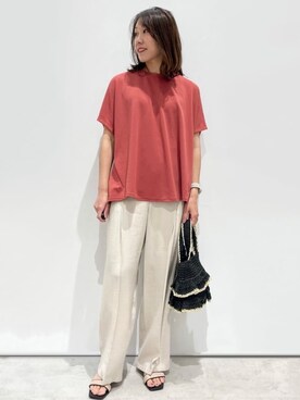 OPAQUE.CLIPスタッフさん（レディース・159cm）の夏コーディネート