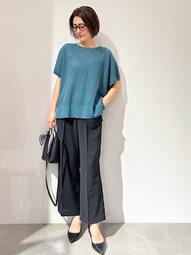 OPAQUE.CLIPスタッフさん(レディース・161cm)の夏コーディネート