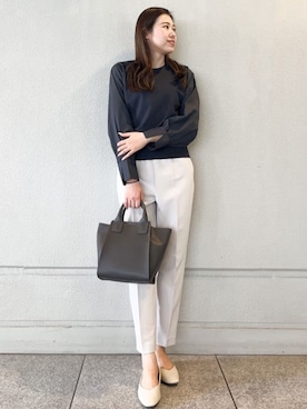 OPAQUE.CLIPスタッフさん（レディース・160cm）の秋コーディネート