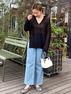 OPAQUE.CLIPスタッフさん(レディース・158cm)の春コーディネート