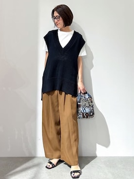 OPAQUE.CLIPスタッフさん（レディース・161cm）の春コーディネート