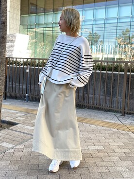 OPAQUE.CLIPスタッフさん（レディース・158cm）の冬コーディネート