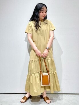 OPAQUE.CLIPスタッフさん（レディース・158cm）の春コーディネート