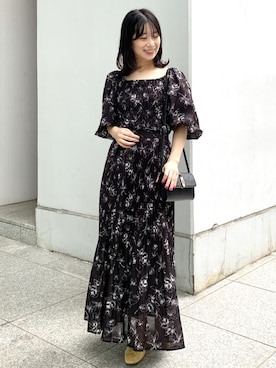 「オペークドットクリップ」｜OPAQUE.CLIPスタッフさん（レディース・158cm）の秋コーディネート