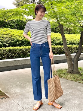 OPAQUE.CLIPスタッフさん（レディース・158cm）の春コーディネート