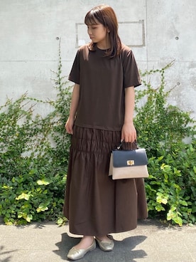 OPAQUE.CLIPスタッフさん（レディース・158cm）の夏コーディネート