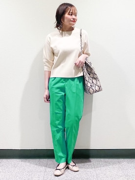 OPAQUE.CLIPスタッフさん(レディース・158cm)の春コーディネート