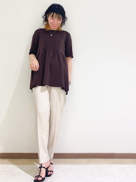 OPAQUE.CLIPスタッフさん(レディース・159cm)の夏コーディネート