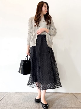 OPAQUE.CLIPスタッフさん(レディース・160cm)の春コーディネート