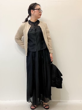 OPAQUE.CLIPスタッフさん（レディース・168cm）の春コーディネート