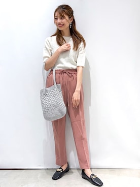 OPAQUE.CLIPスタッフさん（レディース・158cm）の春コーディネート