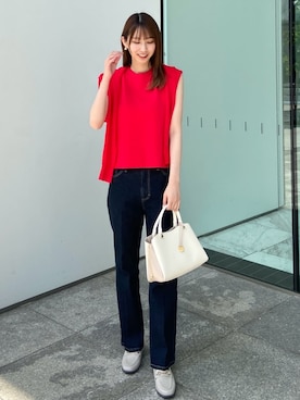 OPAQUE.CLIPスタッフさん（レディース・166cm）の夏コーディネート