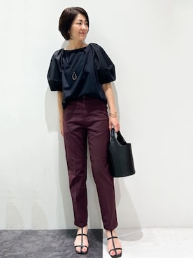 OPAQUE.CLIPスタッフさん（レディース・161cm）の夏コーディネート