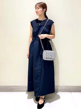 OPAQUE.CLIPスタッフさん（レディース・152cm）の秋コーディネート