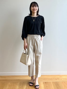 OPAQUE.CLIPスタッフさん(レディース・174cm)の春コーディネート