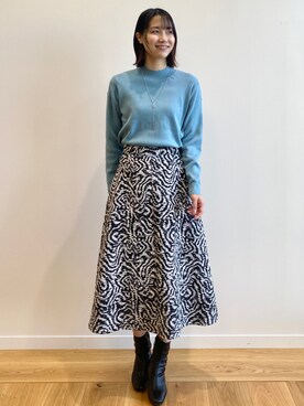 OPAQUE.CLIPスタッフさん（レディース・174cm）の冬コーディネート