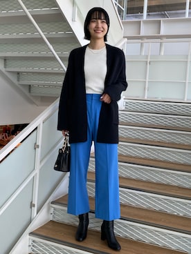 OPAQUE.CLIPスタッフさん（レディース・158cm）の秋コーディネート