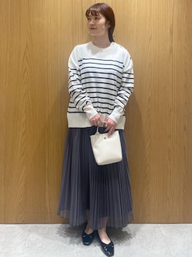 OPAQUE.CLIPスタッフさん(レディース・156cm)の冬コーディネート