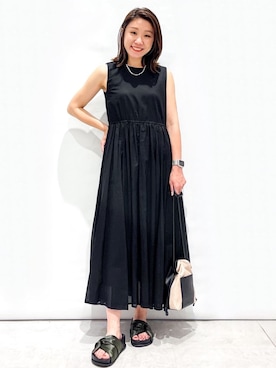 OPAQUE.CLIPスタッフさん（レディース・159cm）の夏コーディネート