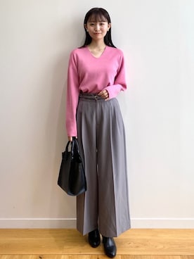 OPAQUE.CLIPスタッフさん(レディース・158cm)の秋コーディネート