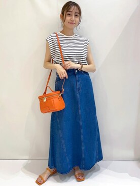 OPAQUE.CLIPスタッフさん（レディース・158cm）の春コーディネート