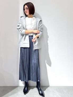 OPAQUE.CLIPスタッフさん（レディース・161cm）の秋コーディネート