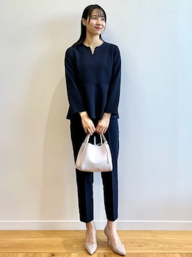 OPAQUE.CLIPスタッフさん（レディース・174cm）の秋コーディネート