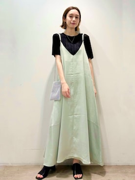 OPAQUE.CLIPスタッフさん（レディース・161cm）の夏コーディネート