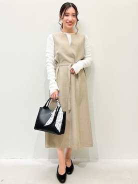 OPAQUE.CLIPスタッフさん（レディース・158cm）の春コーディネート